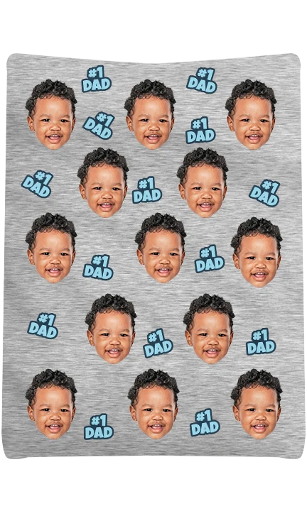 Custom #1 Dad Blanket - Image 4
