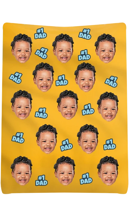Custom #1 Dad Blanket Deal - Image 6