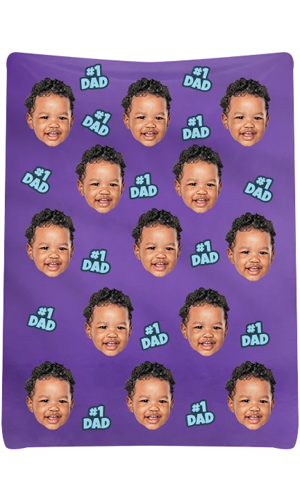 Custom #1 Dad Blanket Deal - Image 8