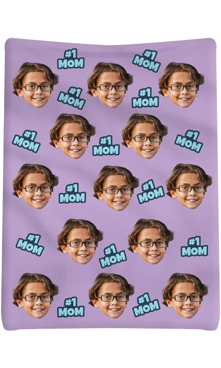 Custom #1 Mom Blanket - Image 6