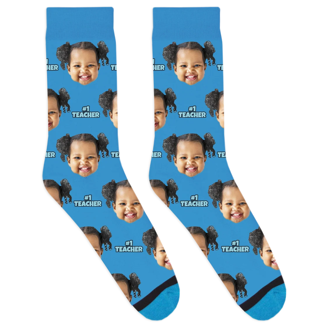 Custom #1 Teacher Socks - Image 3