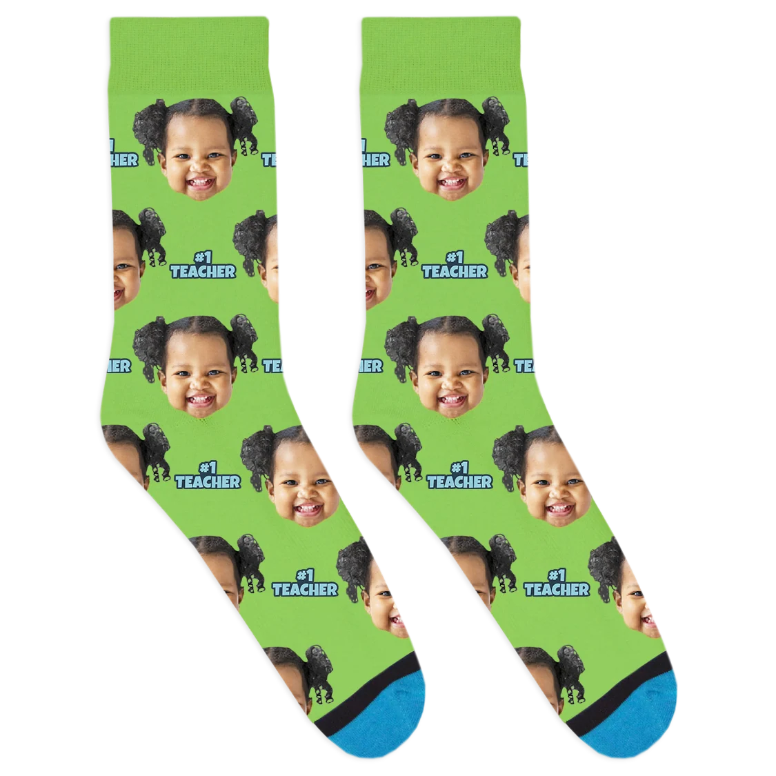 Custom #1 Teacher Socks - Image 4