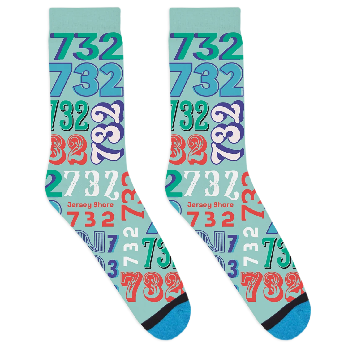 Area Code 732 Socks - Image 2