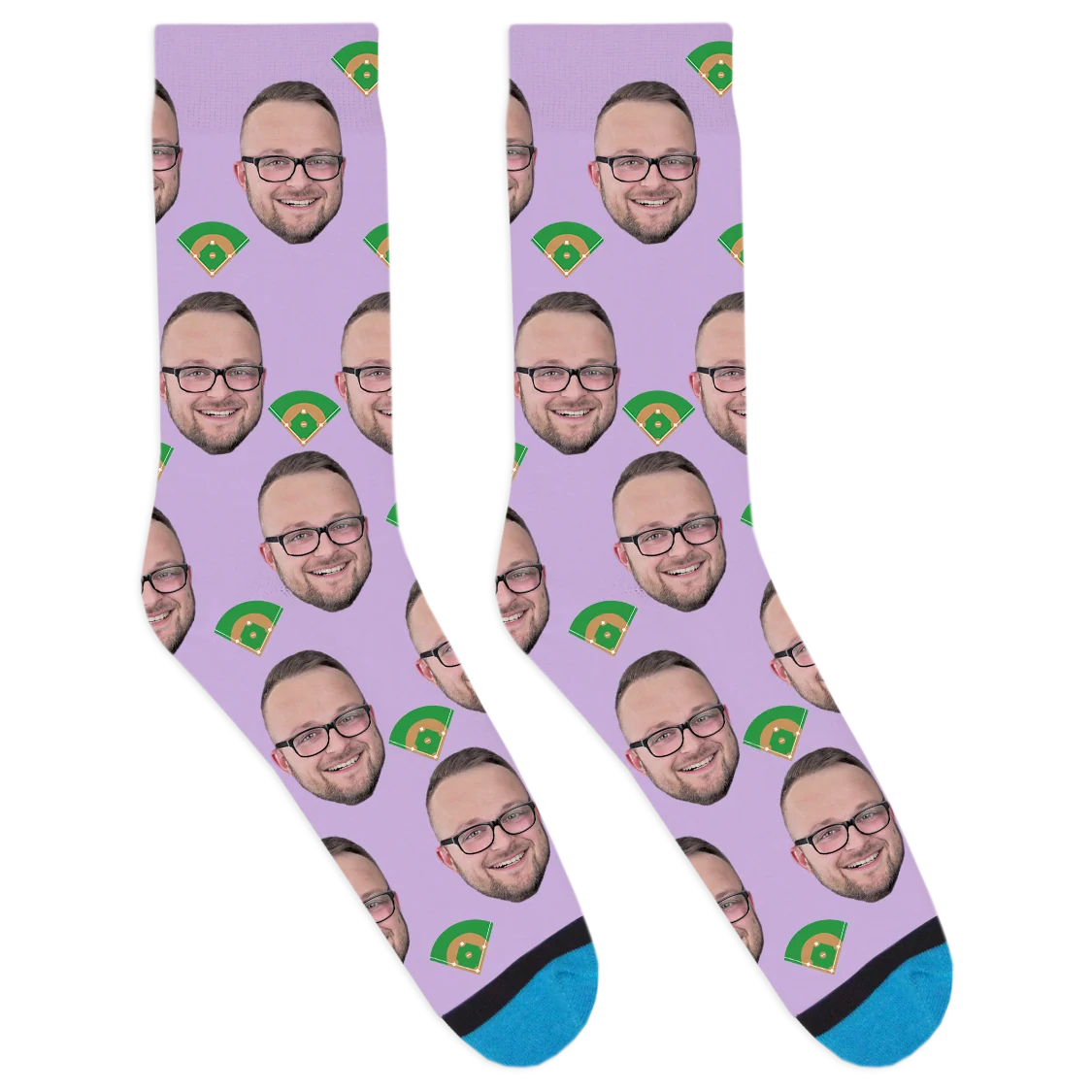 Custom Baseball Diamond Socks - Image 6