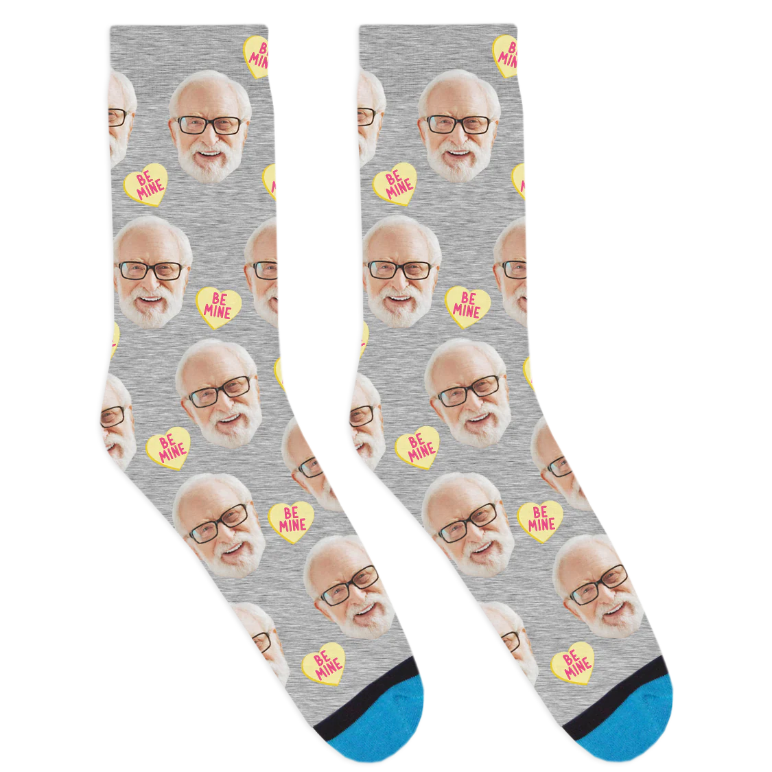 Custom Be Mine Socks - Image 4