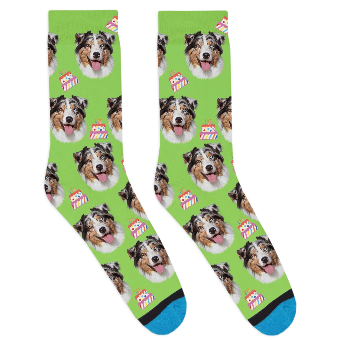 Custom Birthday Cake Socks - Image 3