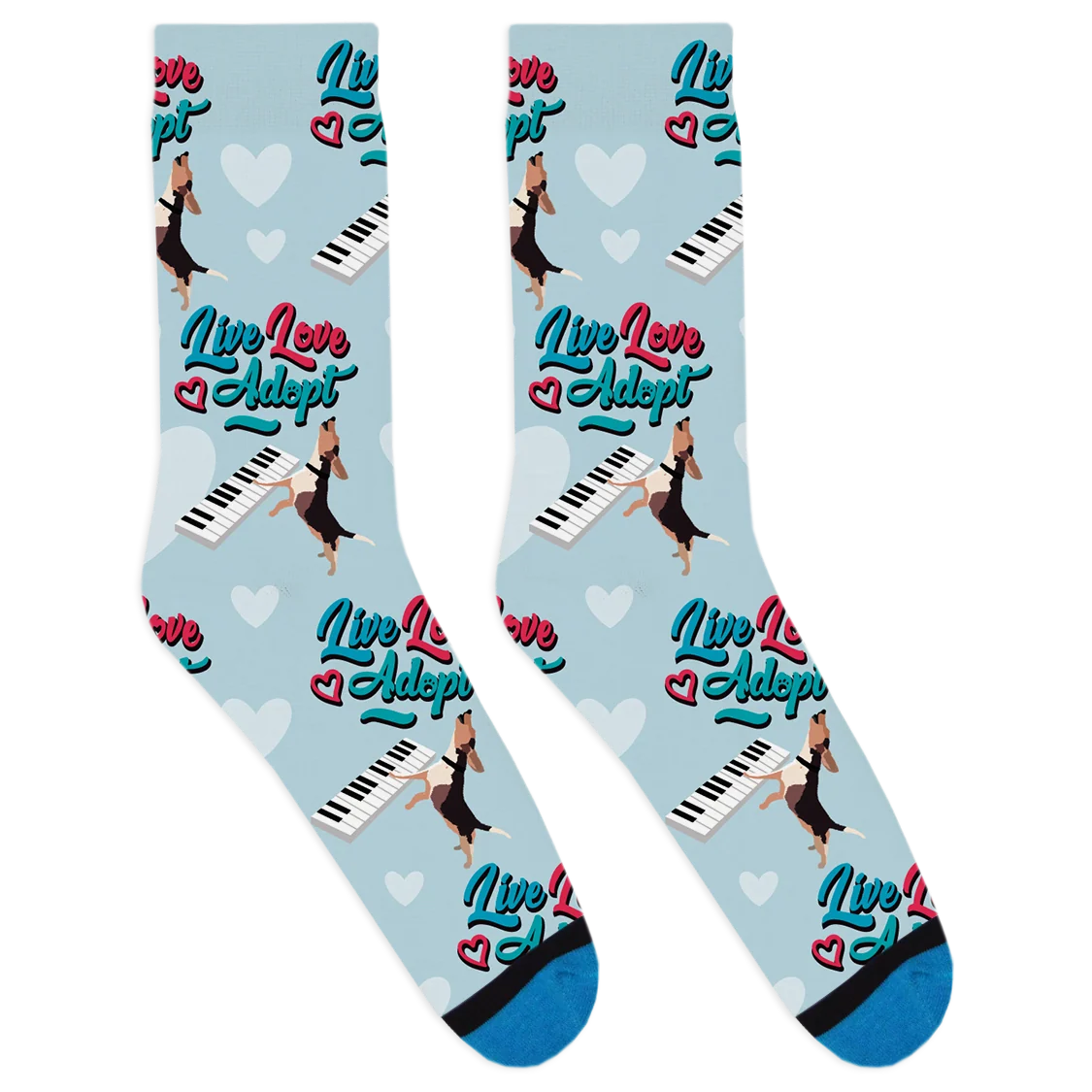 Buddy Mercury Live Love Adopt Socks