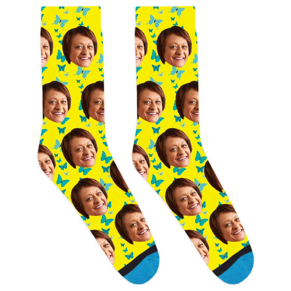 Custom Butterflies Socks - Image 2
