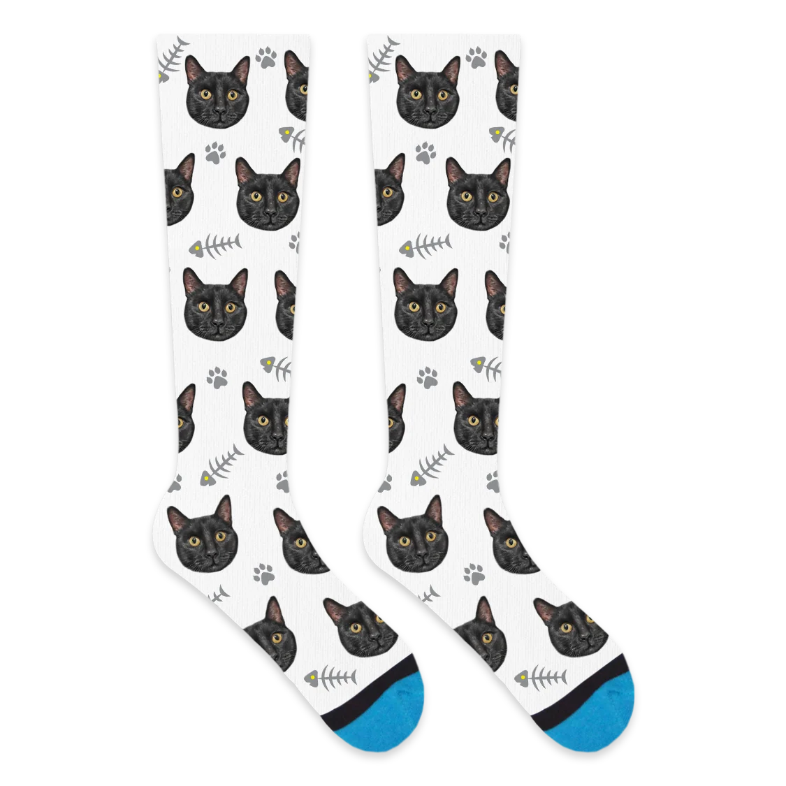 Custom Cat Compression Socks - Image 14