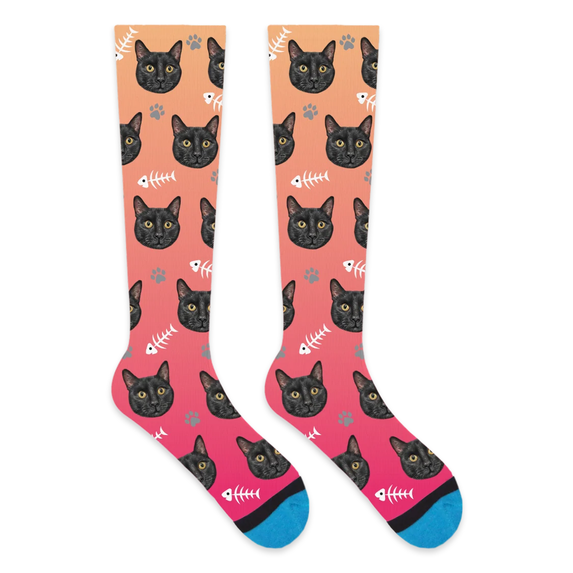Custom Cat Compression Socks - Image 18