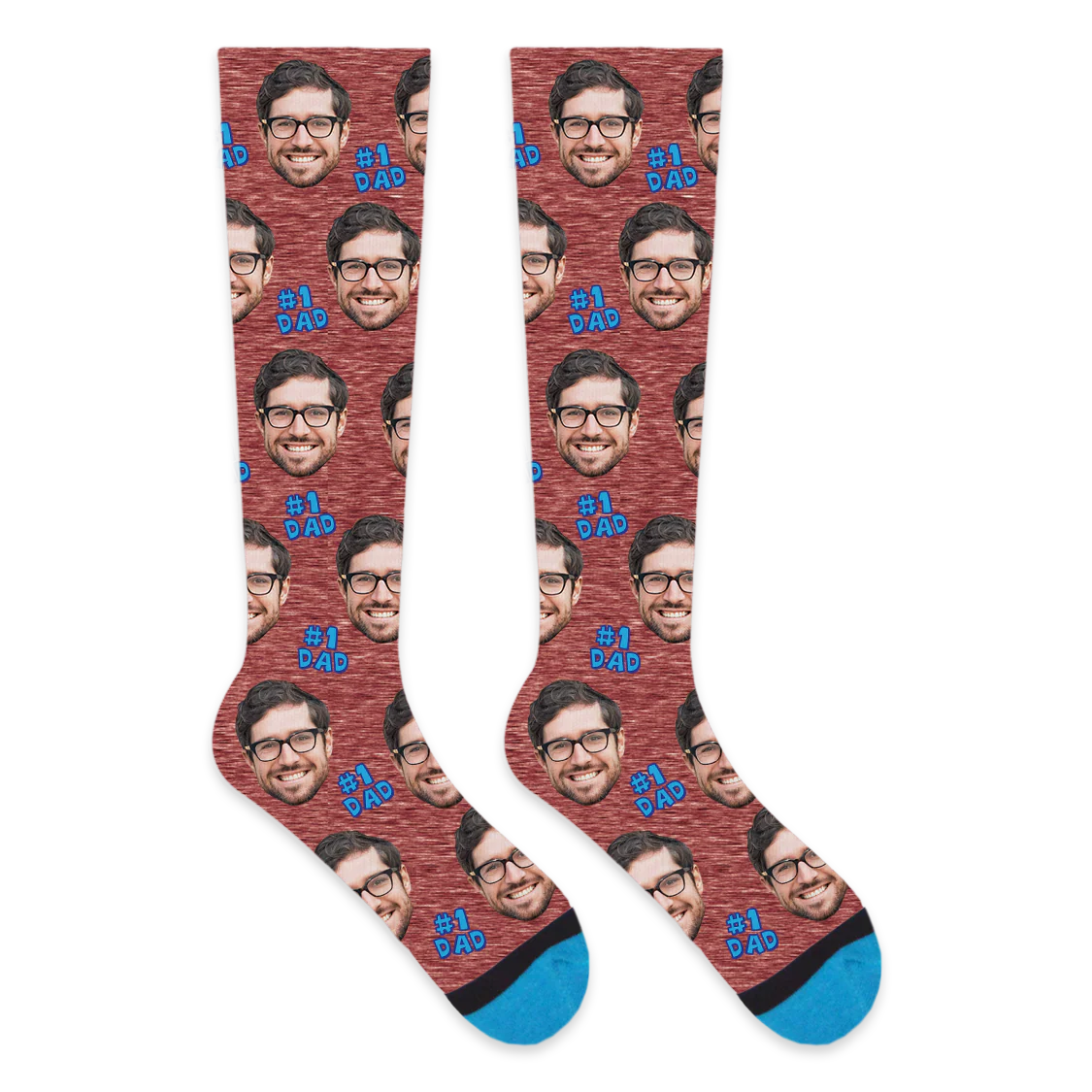 Custom #1 Dad Compression Socks - Image 12