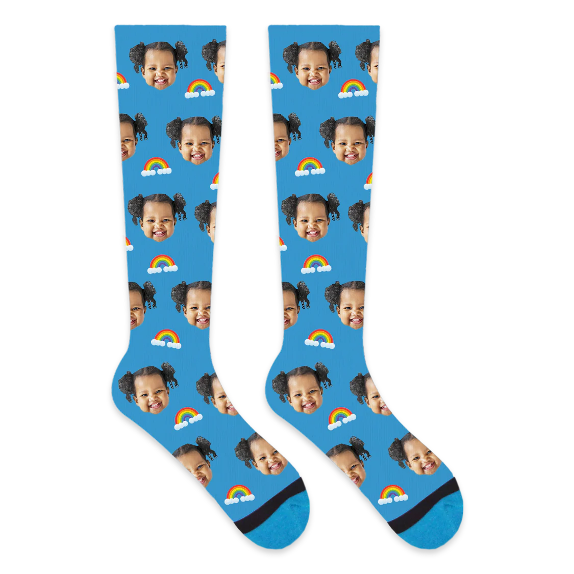Custom Rainbow Compression Socks - Image 3