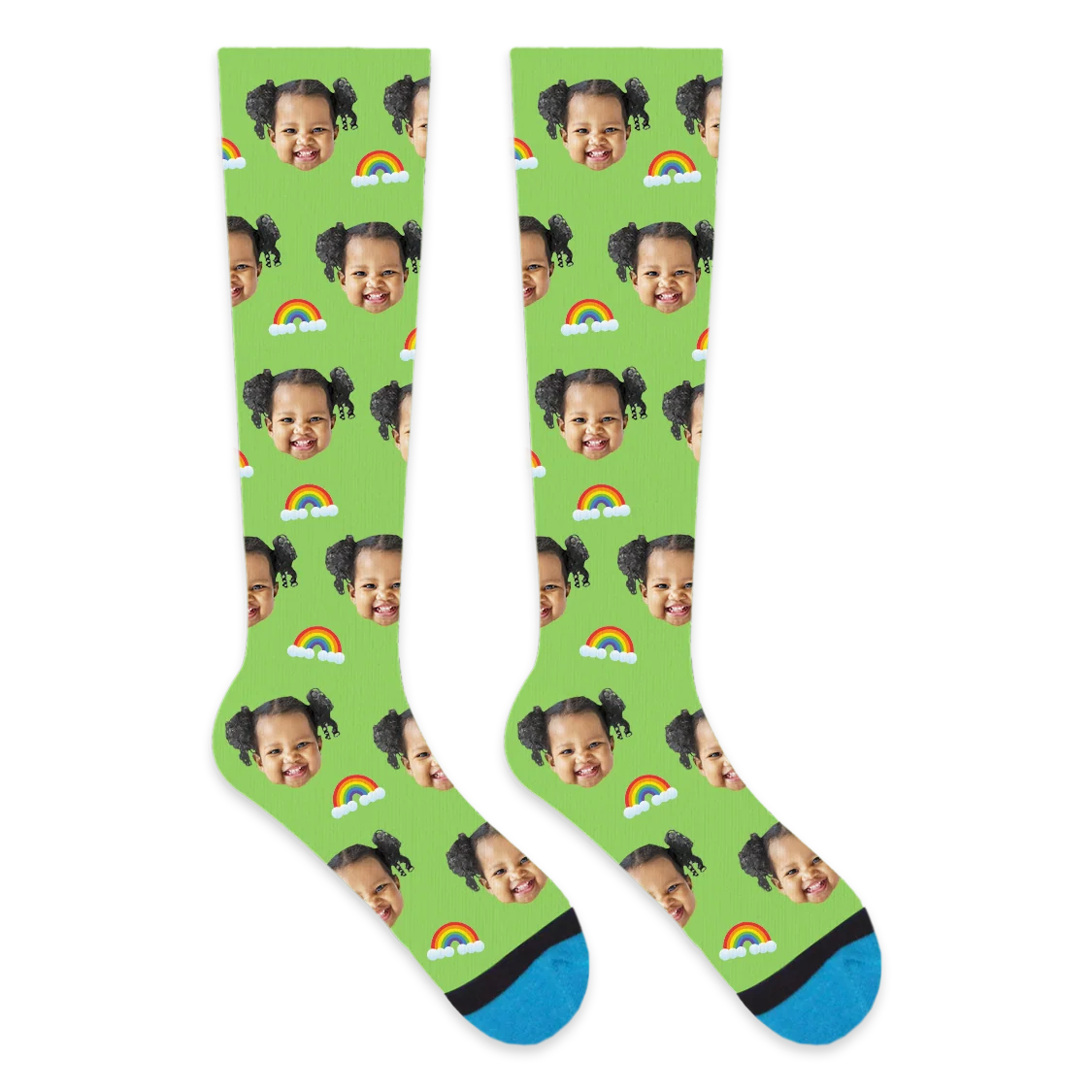 Custom Rainbow Compression Socks - Image 4