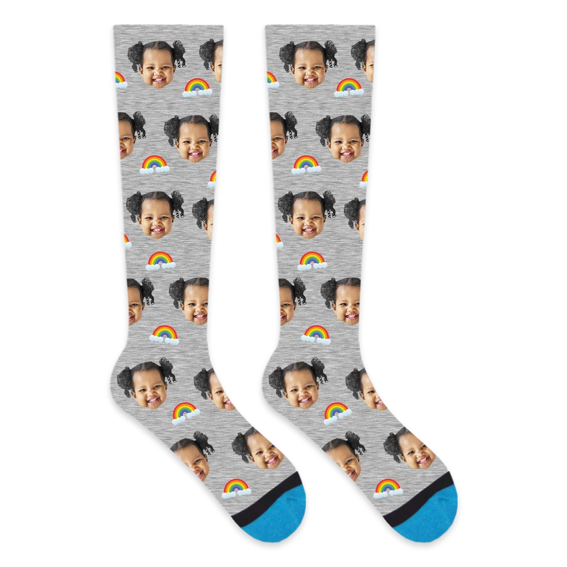 Custom Rainbow Compression Socks - Image 5
