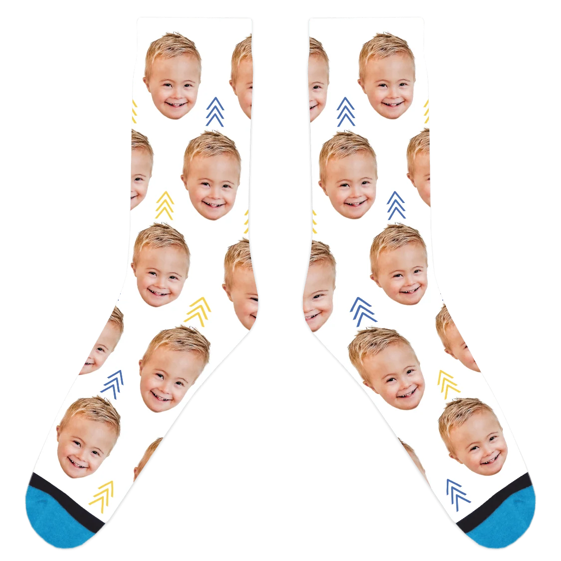 Custom World Down Syndrome Day Arrow Socks - Image 3