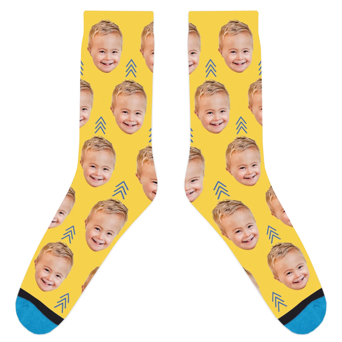 Custom World Down Syndrome Day Arrow Socks - Image 4