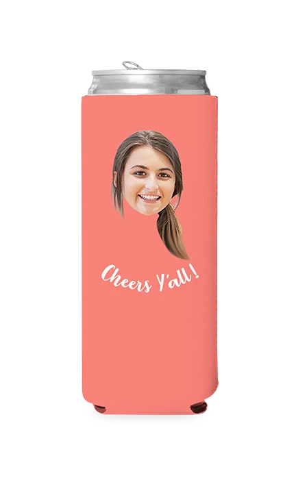 Custom Cheers Y'all Can Cooler - Image 2