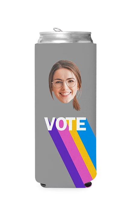 Custom Colorful Vote Can Cooler - Image 7
