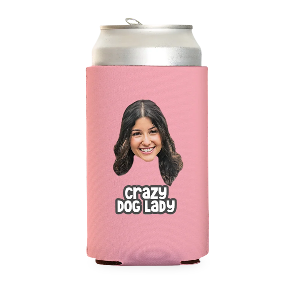 Custom Crazy Dog Lady Can Cooler - Image 17