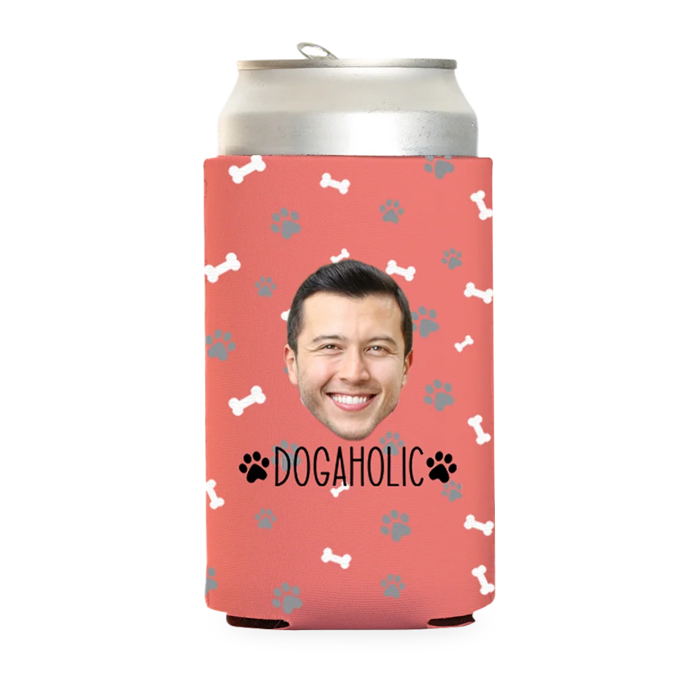 Custom Dogaholic Can Cooler - Image 10