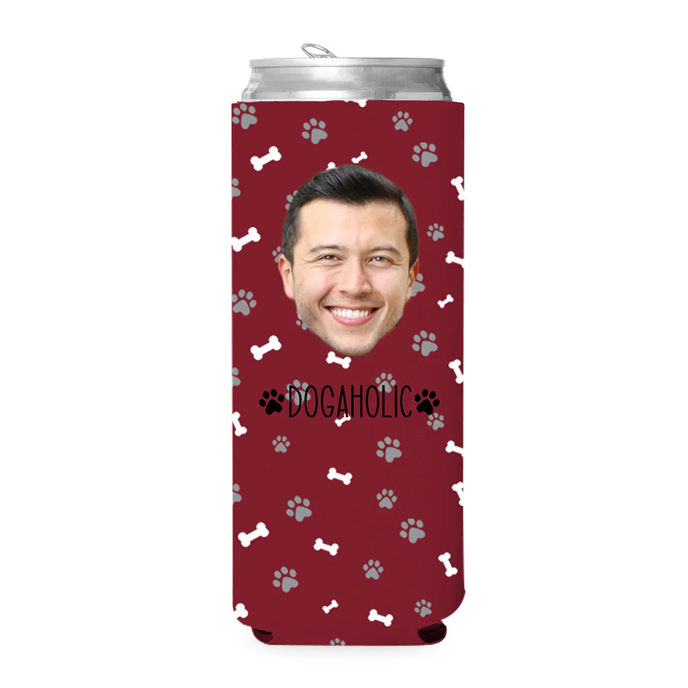 Custom Dogaholic Can Cooler - Image 4