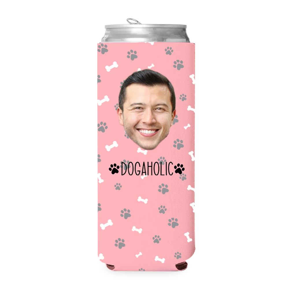 Custom Dogaholic Can Cooler - Image 6