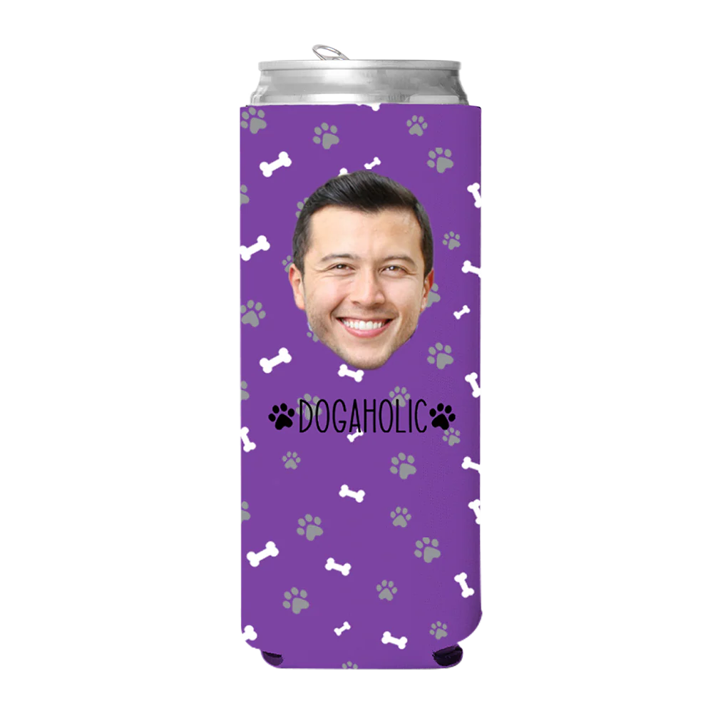 Custom Dogaholic Can Cooler - Image 7