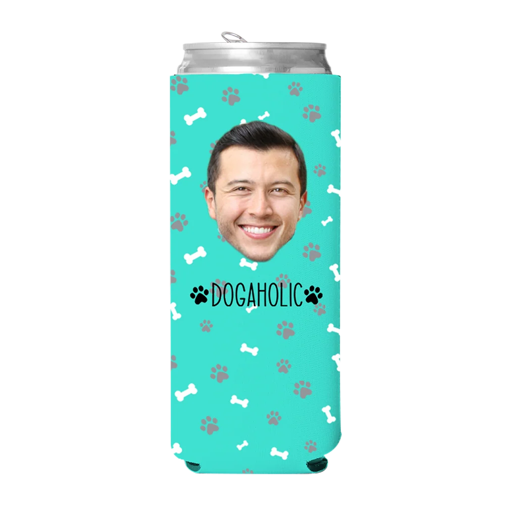 Custom Dogaholic Can Cooler - Image 8