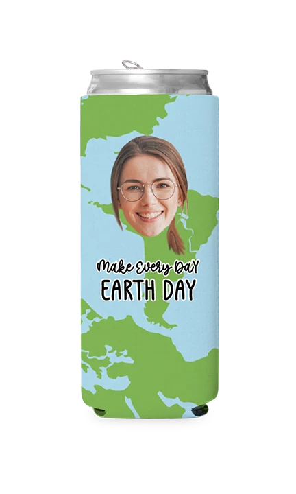 Custom Earth Day Can Cooler - Image 2