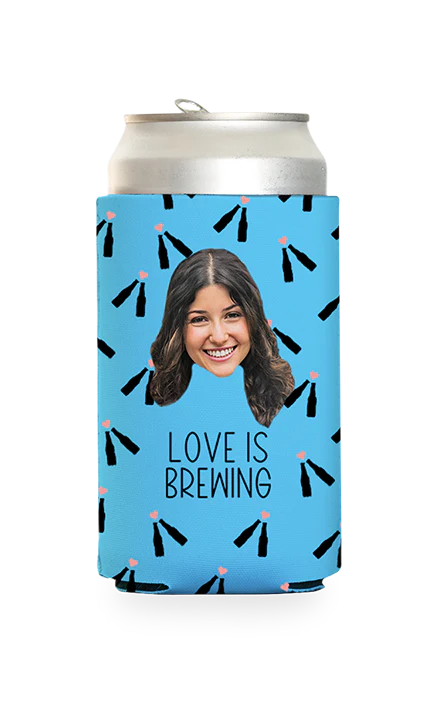 Custom Love is Brewing Can Cooler - Image 14