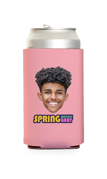 Custom Spring Break Baby Can Cooler - Image 11