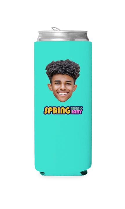 Custom Spring Break Baby Can Cooler - Image 16