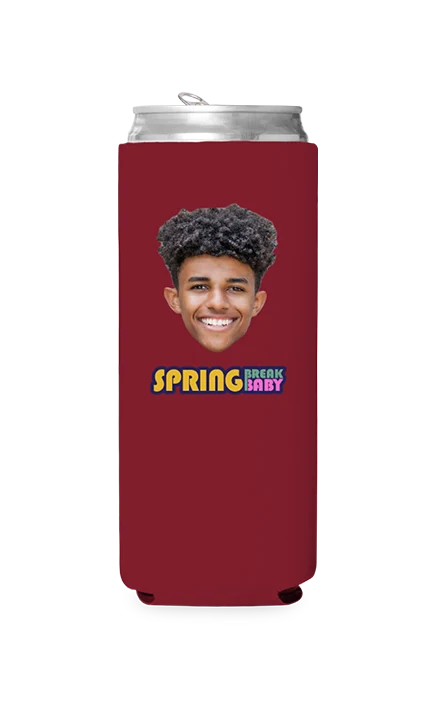 Custom Spring Break Baby Can Cooler - Image 6