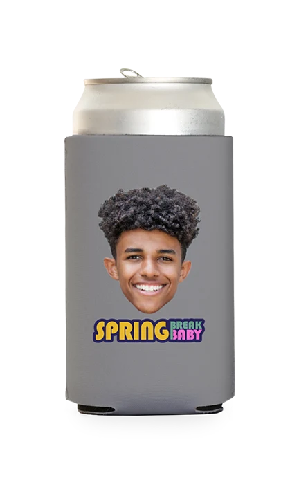 Custom Spring Break Baby Can Cooler - Image 7