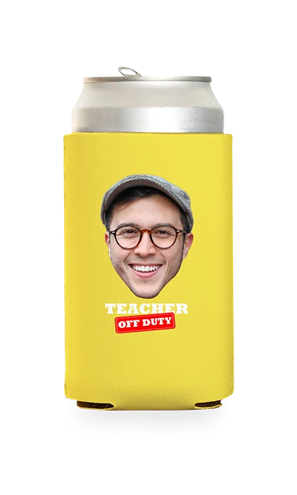 Custom Teacher Off Duty Can Cooler - Image 20