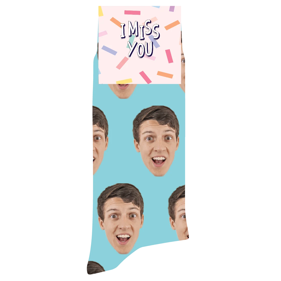 Custom Face Socks with Packaging - Image 4