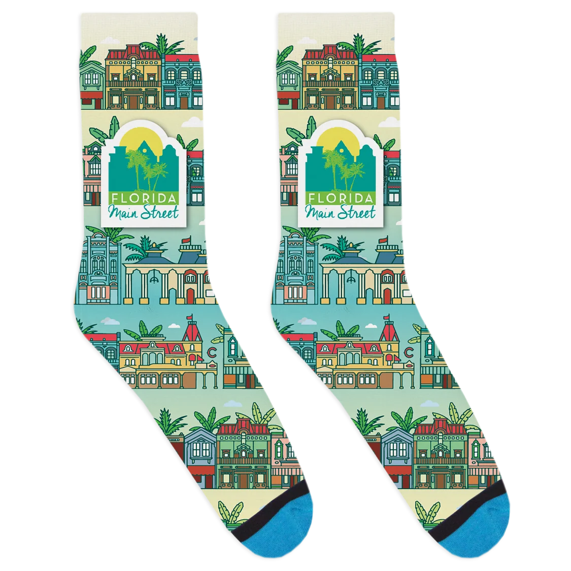 Florida Main Street Socks