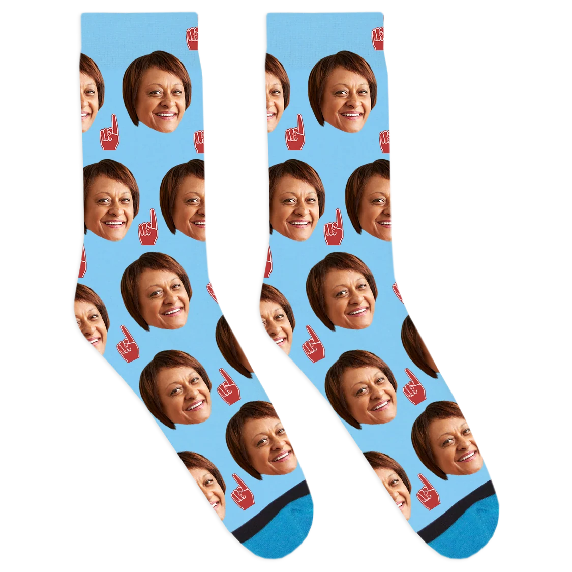 Custom Foam Finger Socks - Image 2