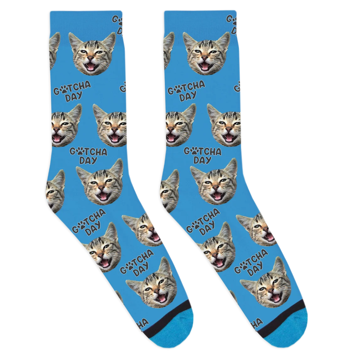 Custom Gotcha Day Socks - Image 3