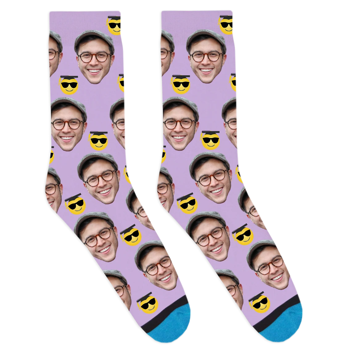 Custom Graduation Emoji Socks - Image 5
