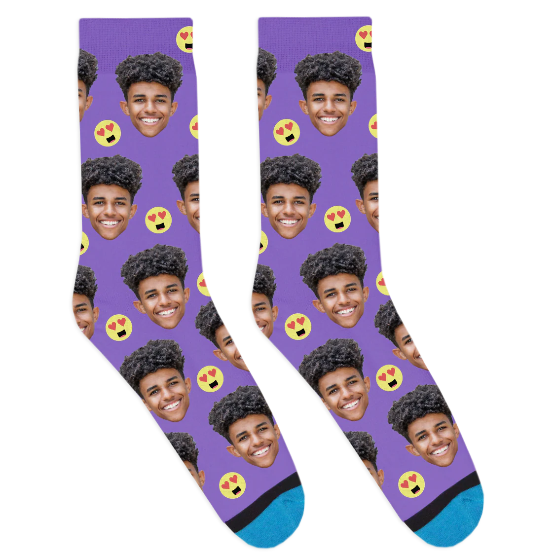 Custom Heart Eyes Socks - Image 8