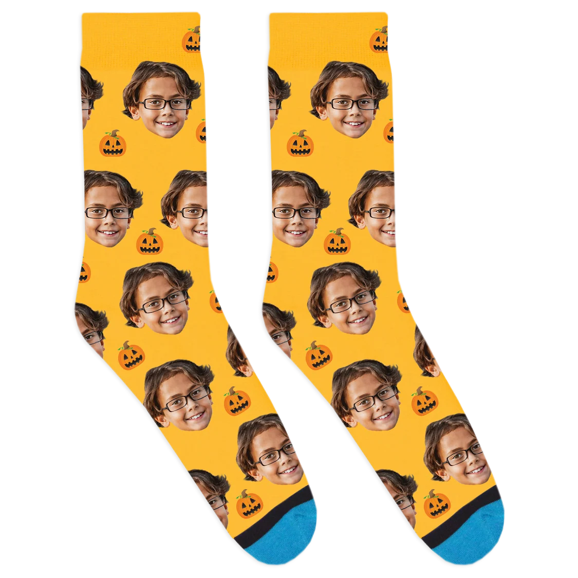 Custom Jack-O'-Lantern Socks - Image 6