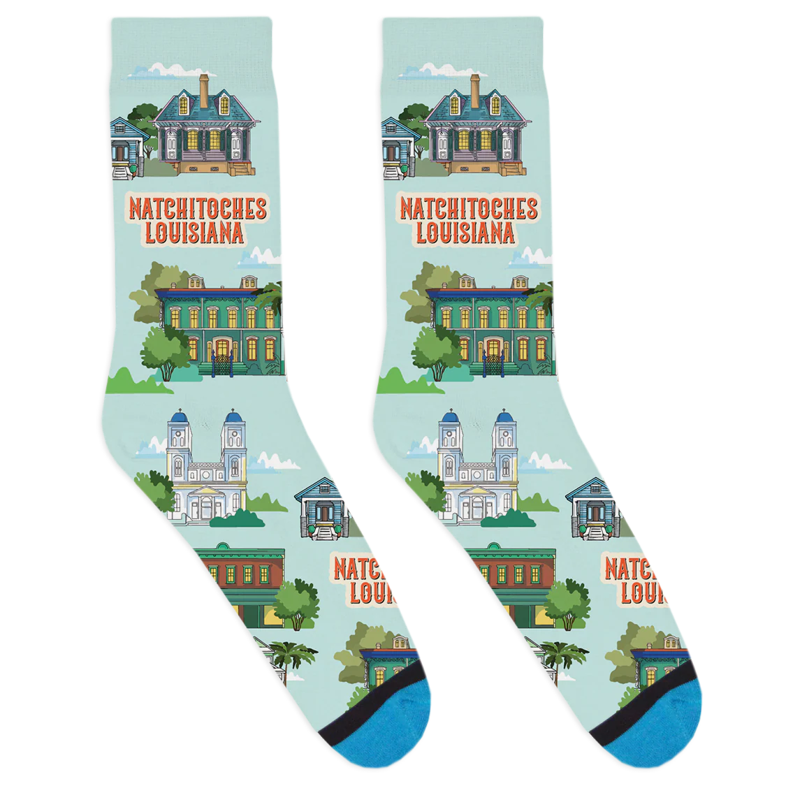 Local Landmarks - Natchitoches Socks