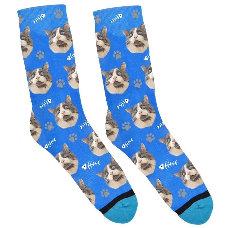 Louie The Blind Cat Socks