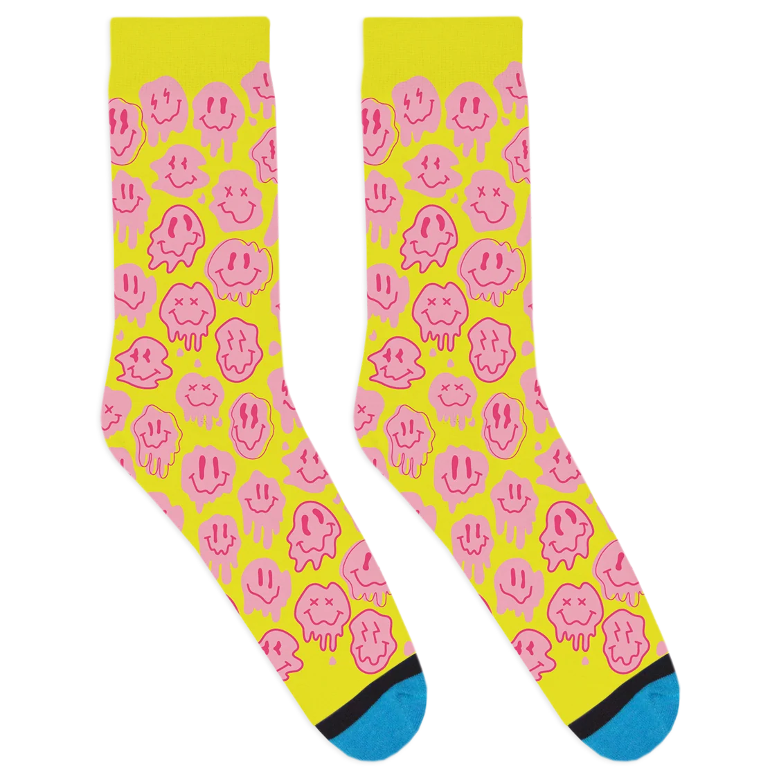 Melting Smiley Faces Socks - Image 3