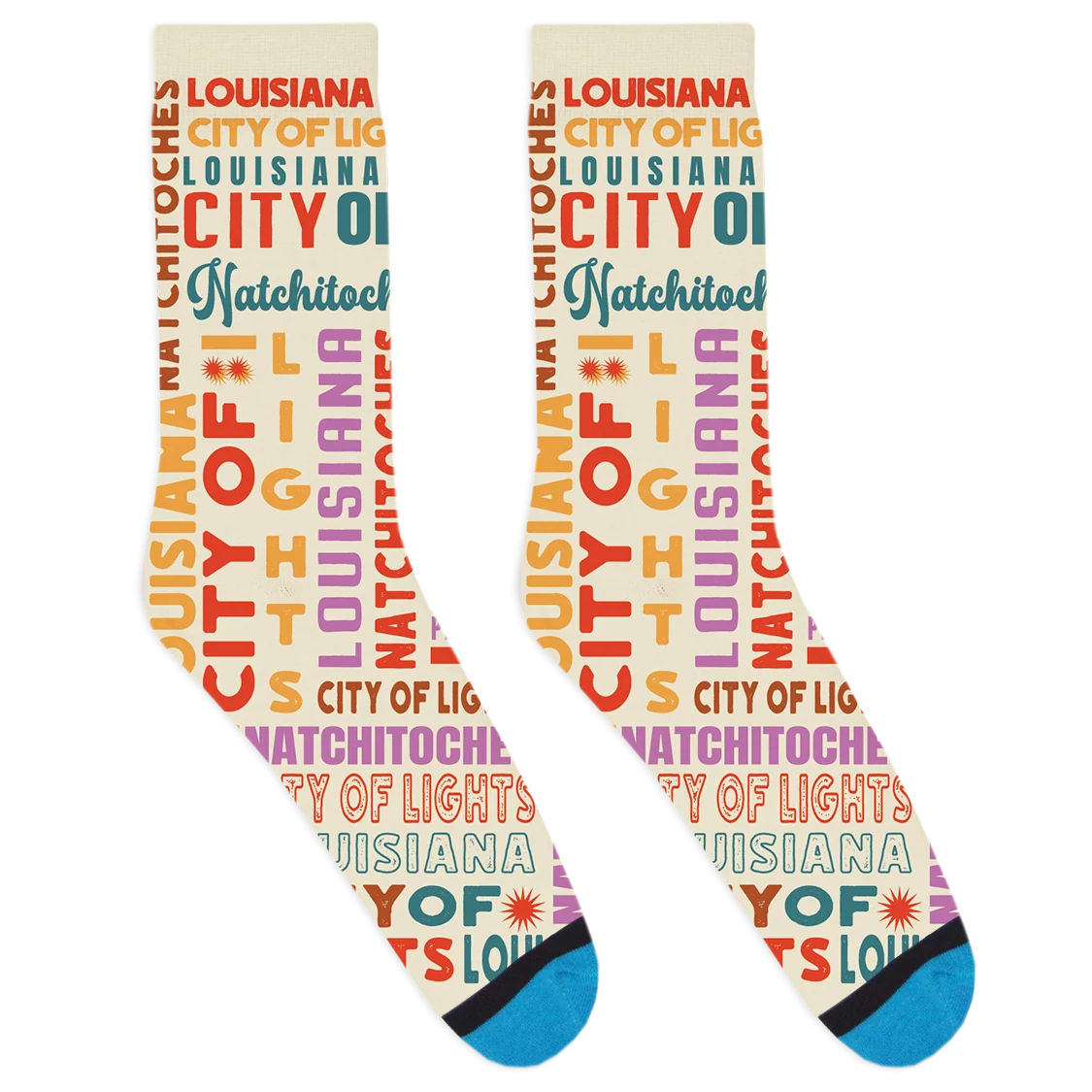 Natchitoches Text Socks - Image 2