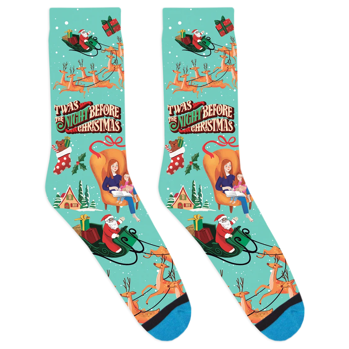 Twas the Night Before Christmas Socks - Image 4