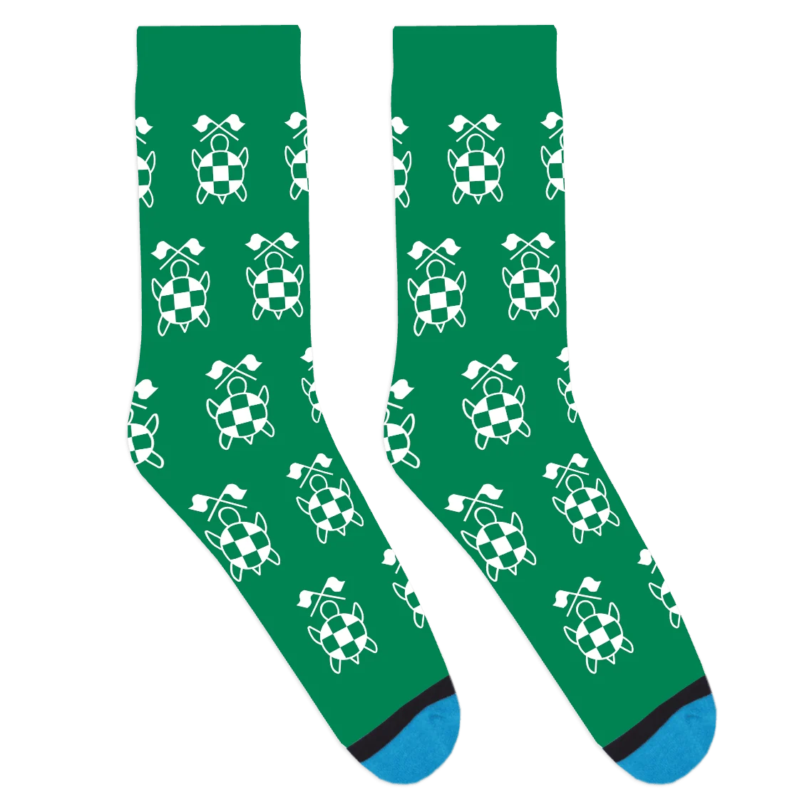 NYC Charity Turtle Race Socks 2025 - Image 2