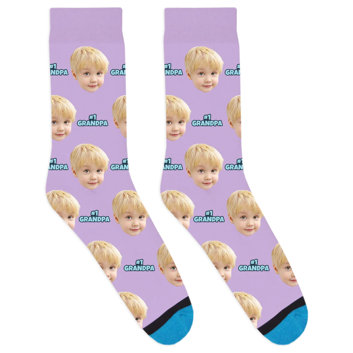 Custom # 1 Grandpa Socks - Image 5