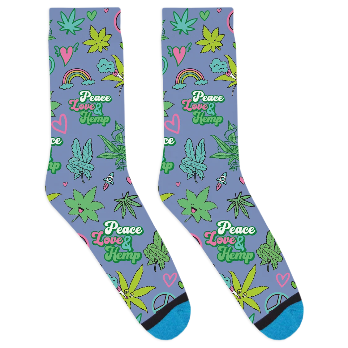 Peace, Love, Hemp Socks